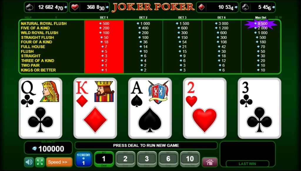joker poker slot