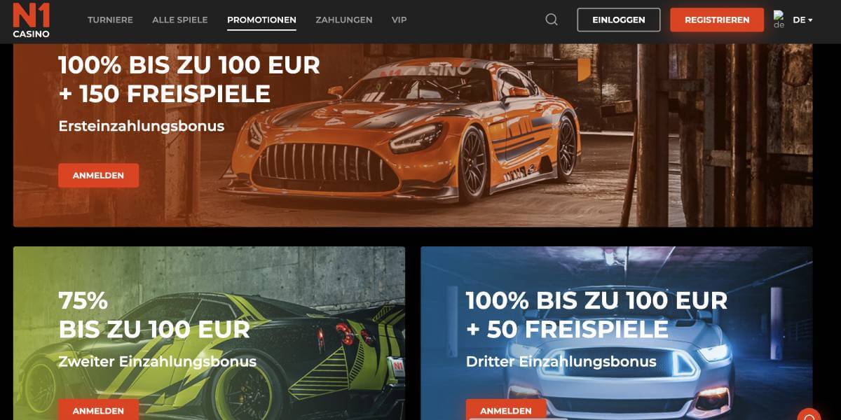 n1 casino bonus