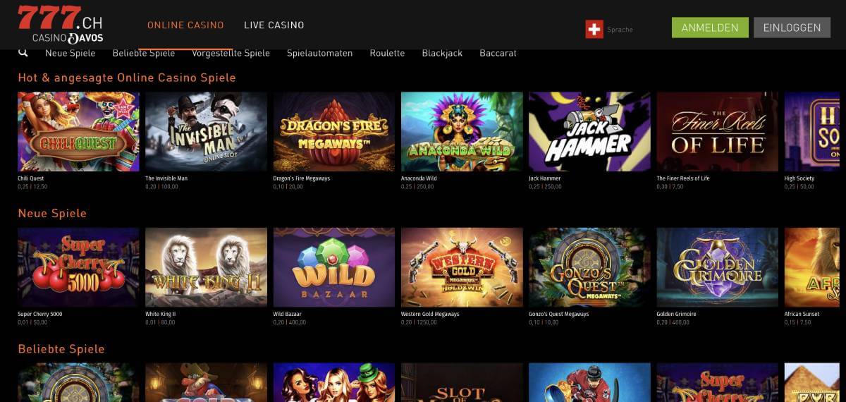 777 casino ch spielen