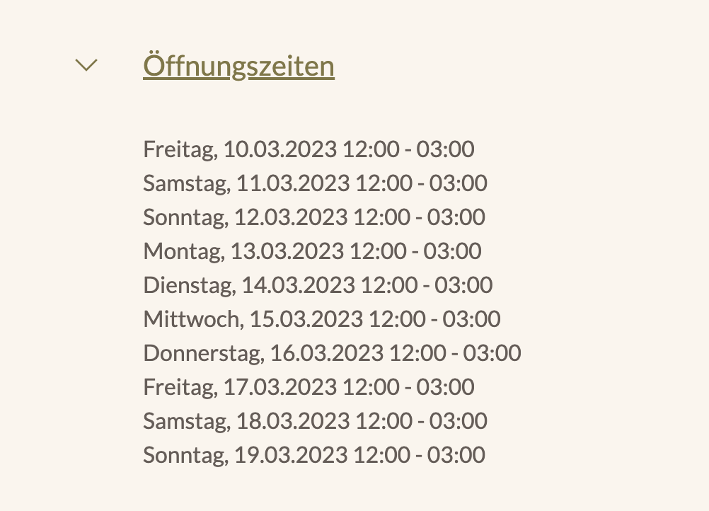 öffnungszeiten interlaken
