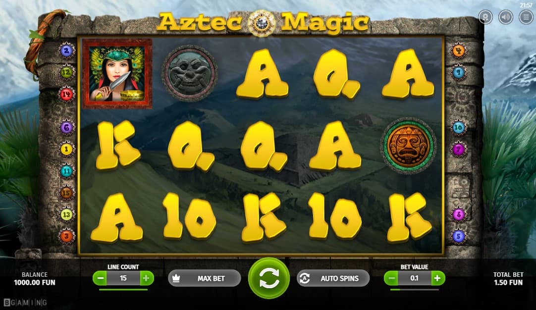 aztec magic slot