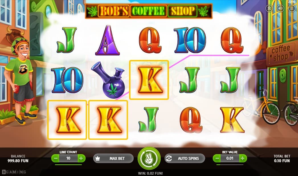 bobs coffe shop win