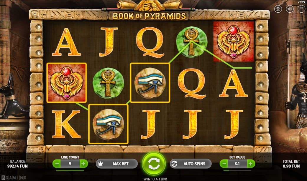 book of pyramids win