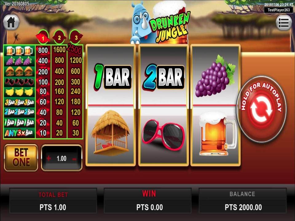 drunken jungle slot
