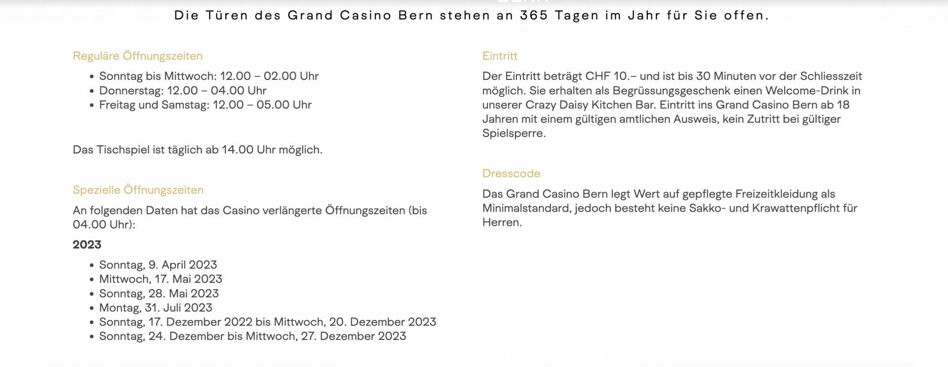 bern casino